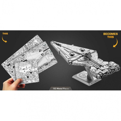 Metal Earth Luxusní ocelová stavebnice Star Wars Imperial Light Cruiser