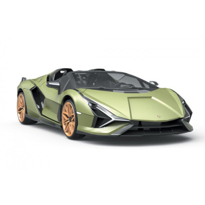 RE.EL Toys RC auto Lamborghini Sian 1:12 zelená metalíza, proporcionální RTR LED 2,4GHz