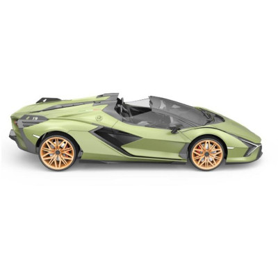 RE.EL Toys RC auto Lamborghini Sian 1:12 zelená metalíza, proporcionální RTR LED 2,4GHz