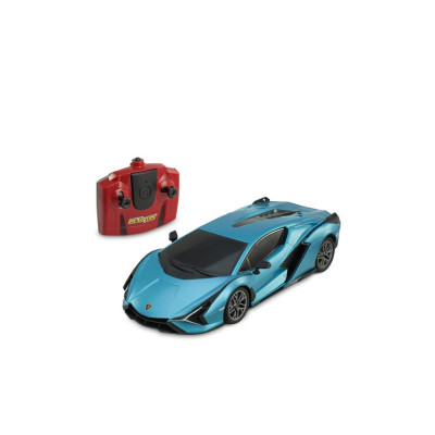 RE.EL Toys RC auto Lamborghini Sian 1:24 modrá metalíza LED světla