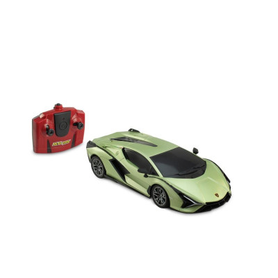 RE.EL Toys RC auto Lamborghini Sian 1:24 olivově zelená metalíza, LED světla