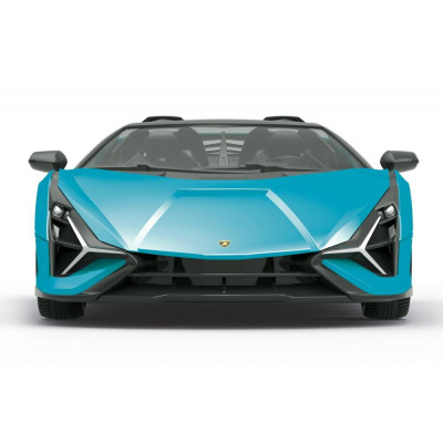 Siva RC auto Lamborghini Sian 1:12 modrá metalíza, proporcionální RTR LED 2,4Ghz