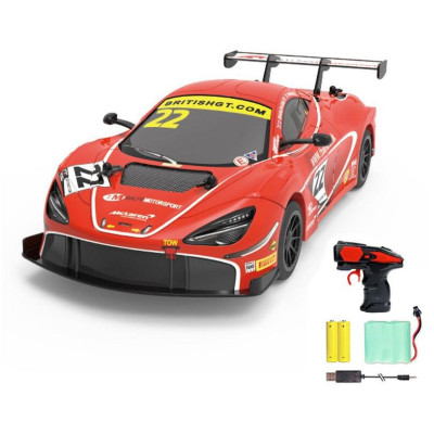 Siva RC auto MC Laren 720S GT3 1:24 2,4GHz 100% RTR červený