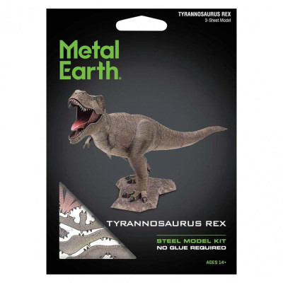 Metal Earth Luxusní ocelová stavebnice Tyrannosaurus Rex