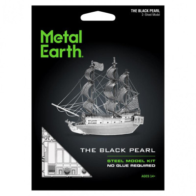 Metal Earth Luxusní ocelová stavebnice Black Pearl