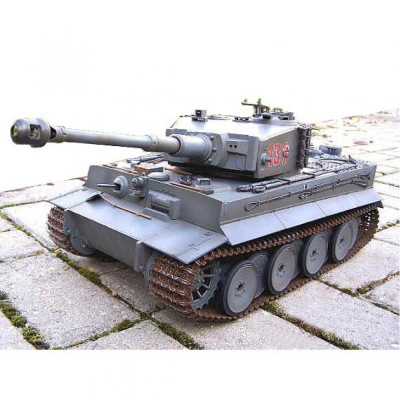 Torro RC tank German Tiger I IR 1:16 šedý 2,4 Ghz RTR, proporcionální