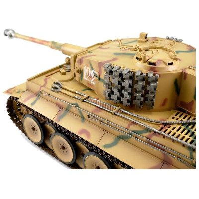 Torro RC tank German Tiger I IR 1:16 letní kamufláž 2,4 Ghz RTR, proporcionální