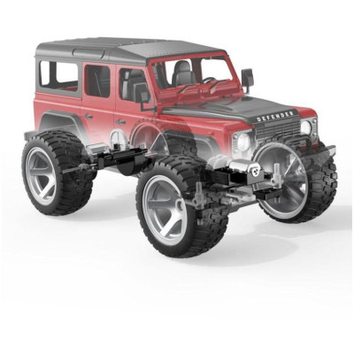 DoubleE RC Jeep Land Rover Defender RTR červený