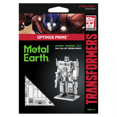 Metal Earth Luxusní ocelová stavebnice Transformers Optimus Prime