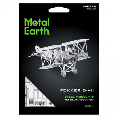 Metal Earth Luxusní ocelová stavebnice Fokker D-VII