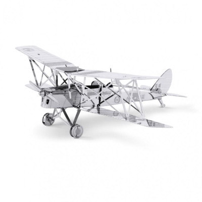 Metal Earth Luxusní ocelová stavebnice DH82 Tiger Moth