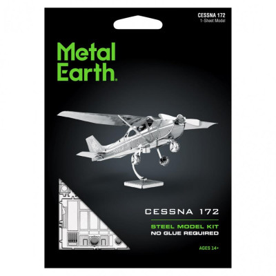 Metal Earth Luxusní ocelová stavebnice Cessna 172