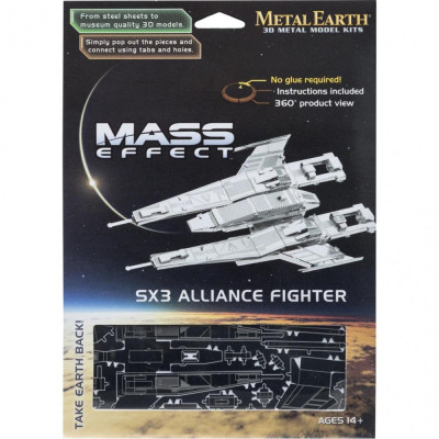 Metal Earth Luxusní ocelová stavebnice Mass Effect SX3 Alliance Fi