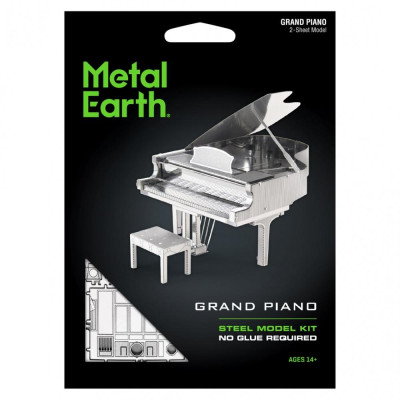 Metal Earth Luxusní ocelová stavebnice Grand Piano