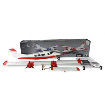 Amewi RC kluzák AMXPlanes P68 Hochdecker 850mm červený