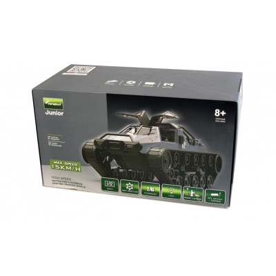 Amewi RC pásové vozidlo Military police 1:12 šedá RTR sada