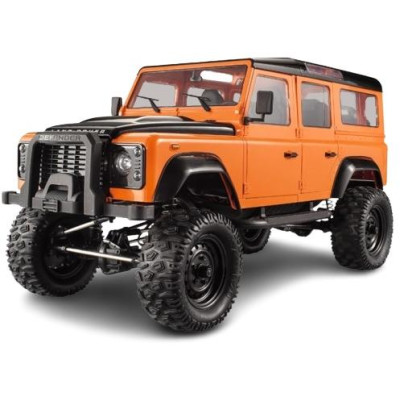 DoubleE RC auto Land Rover Defender D110 Wagon 1:8 oranžová