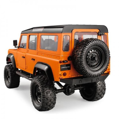 DoubleE RC auto Land Rover Defender D110 Wagon 1:8 oranžová