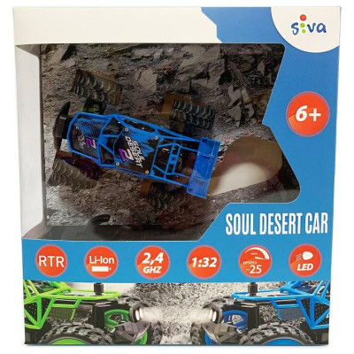 Siva RC auto Soul Desert Car 1:32 modré