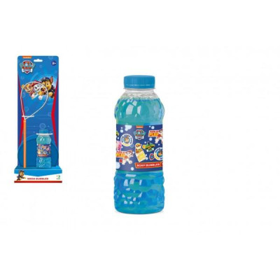 Bublifuk Tlapková patrola/Paw Patrol súprava na tvorbu bublín + náplň 0,45L na karte 15x42x12cm