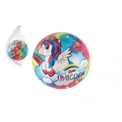 Lopta Malý jednorožec/Little unicorn nafúknutý 14cm v sieťke