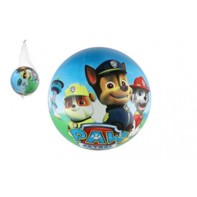 Lopta Tlapková patrola/Paw patrol nafúknutý 23cm v sieťke