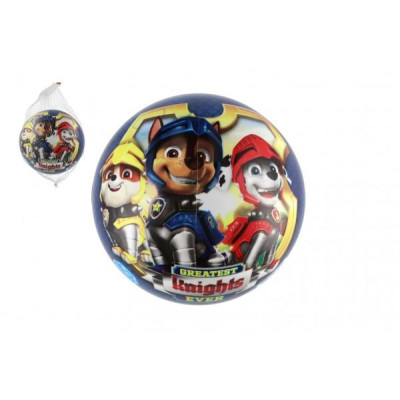 Lopta Tlapková patrola/Paw patrol nafúknutý 23cm modrý v sieťke