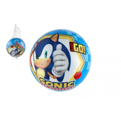 Lopta Ježko Sonic nafúknutá 23cm v sieťke