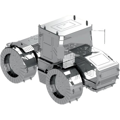 Metal Time Luxusní ocelová stavebnice Traktor Slobozhanets