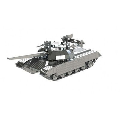 Metal Time Luxusní ocelová stavebnice tank Bulat T-64