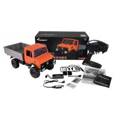 Amewi RC auto MB Unimog Advanced 1:12 oranžový