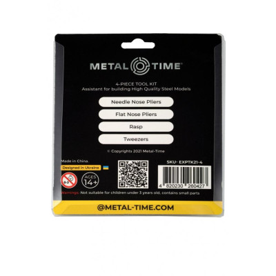 Metal Time Sada nářadí k ocelovým stavebnicím 4ks