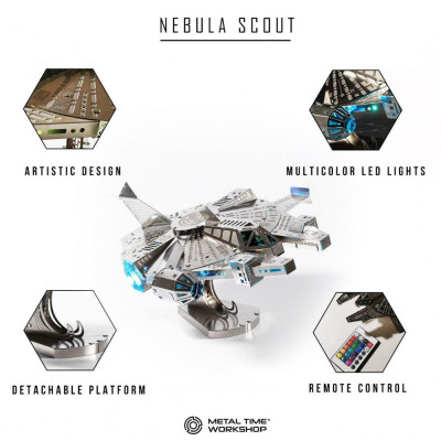 Metal Time Luxusní ocelová stavebnice Nebula Scout