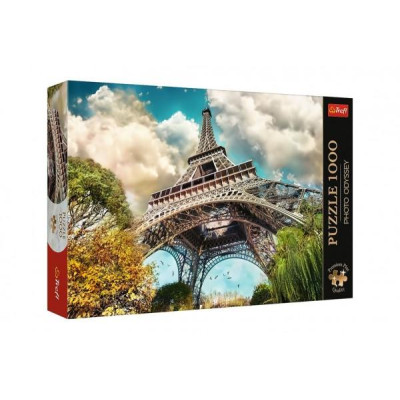 Puzzle Premium Plus - Photo Odyssey: Eiffelova veža v Paríži, Francúzsko 1000dielikov 68,3x48cm v kr