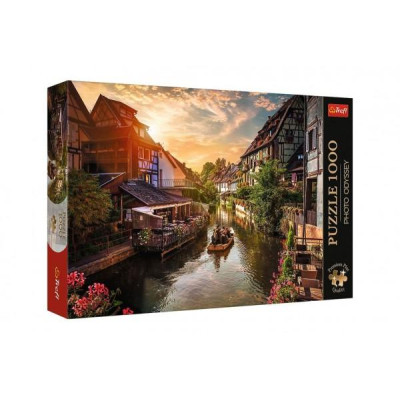 Puzzle Premium Plus - Photo Odyssey:Malé Benátky v Colmar, Francúzsko 1000dielikov 68,3x48cm v krab