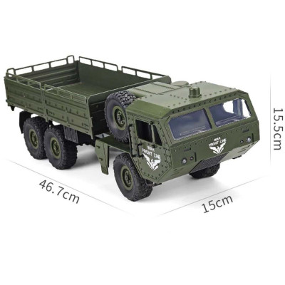 S-Idee RC vojenský truck 1:16 zelený