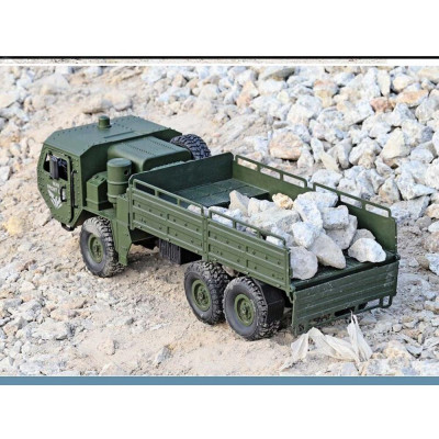 S-Idee RC vojenský truck 1:16 zelený