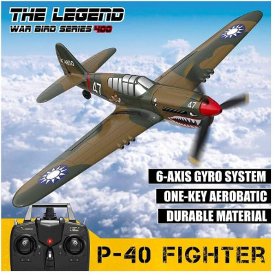 Volantex RC letadlo P-40  Warhawk RTF se 6ti osou stabilizací z odolného EPP materiálu