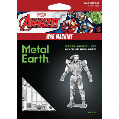 Metal Earth Luxusní ocelová stavebnice Marvel Avenger War Machine