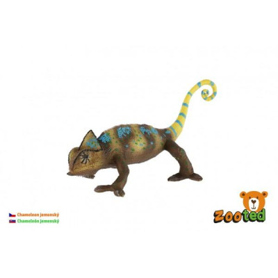 Chameleón jemenský zooted plast 18cm v sáčku