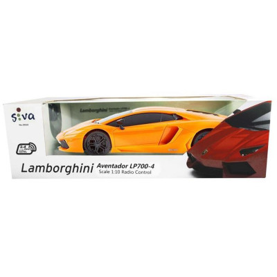 Siva RC auto Lamborghini Aventador LP 700-4 1:10 oranžová