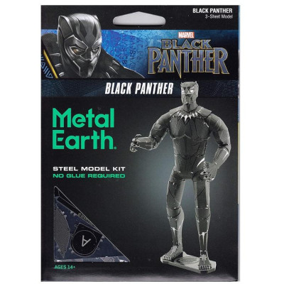 Metal Earth Luxusní ocelová stavebnice Marvel Avenger Black Panther