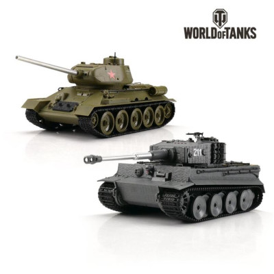 Torro RC tanky World of Tanks Tiger I + T-34/85 IR 1:30