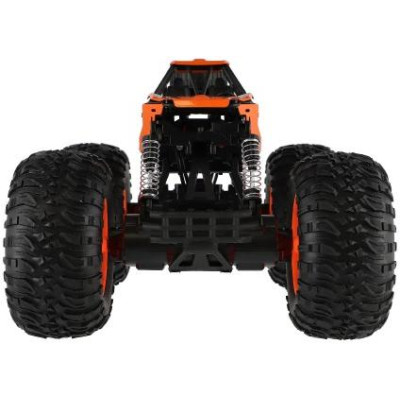 Auto RC Off-Road terénne 2,4 GHz plast 32cm dobíjací pack + batéria oranžový v krabici 38x23x26cm