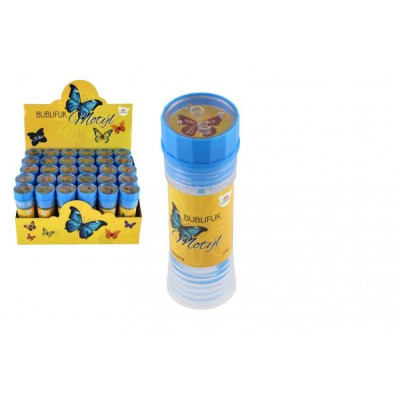 Bublifuk Motýľ 50ml 11cm mix druhov 30ks v boxe