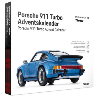 Franzis adventní kalendář Porsche 911 Turbo se zvukem 1:43