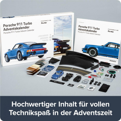 Franzis adventní kalendář Porsche 911 Turbo se zvukem 1:43