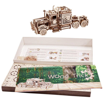 Wood Trick 3D dřevěné puzzle tahače BIG RIG