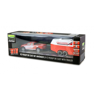 Amewi RC Pickup s přívěsem pro koně 1:64