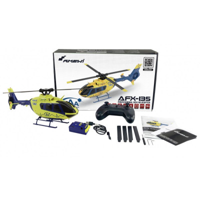 Amewi RC vrtulník AFX-135 PRO Alpine Air Ambulance 6-kanálů 6G RTF